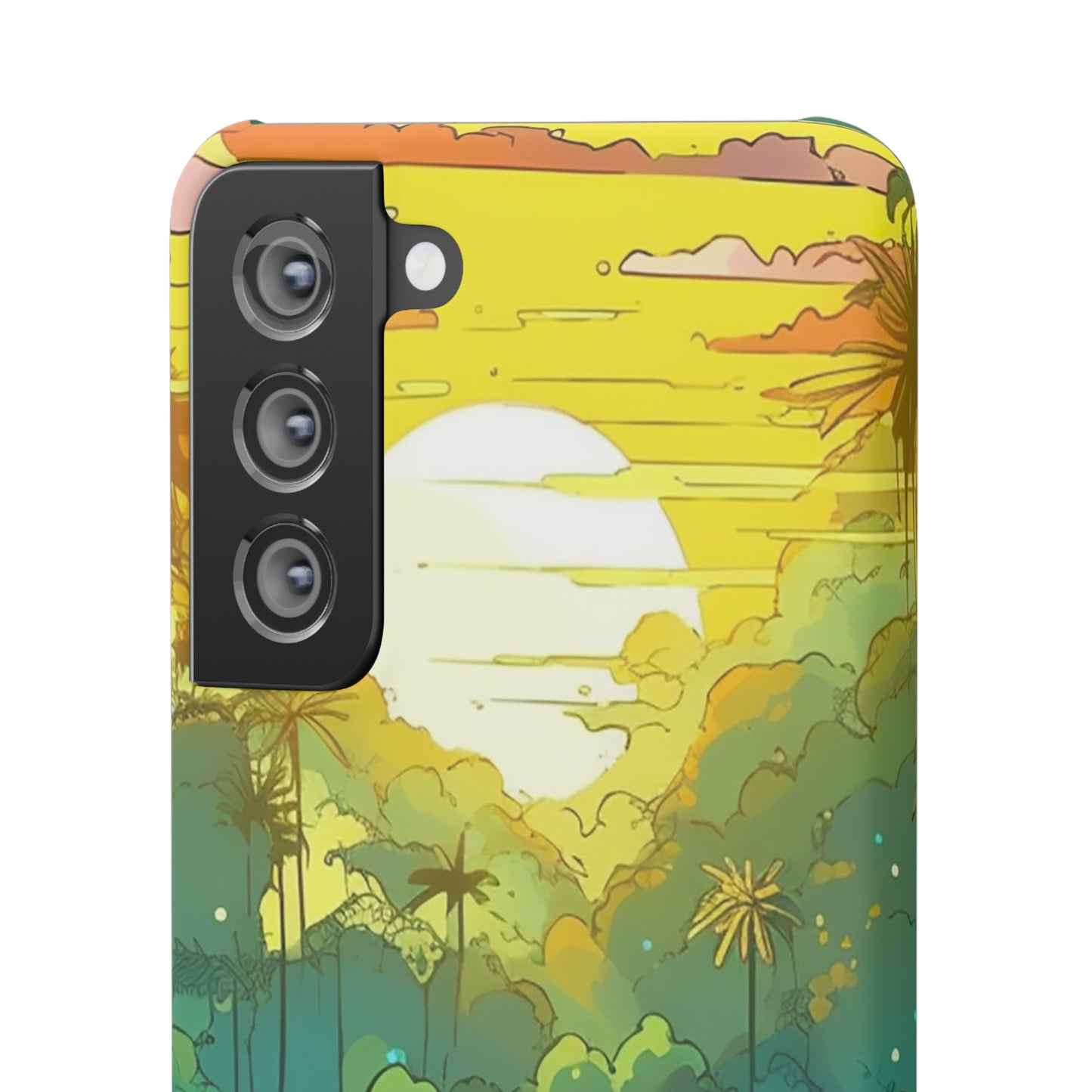 Rainforest at Sunset Phone Case - Capture the Serenity of Nature on Your Device