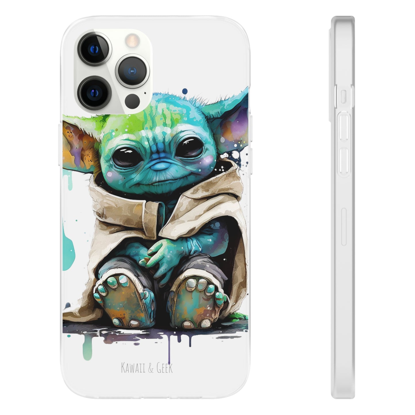 Baby Yoda Grogu flexi Phone Case - Add Some Adorable and Artistic Style to Your Smartphone - The Mandalorian - Star Wars