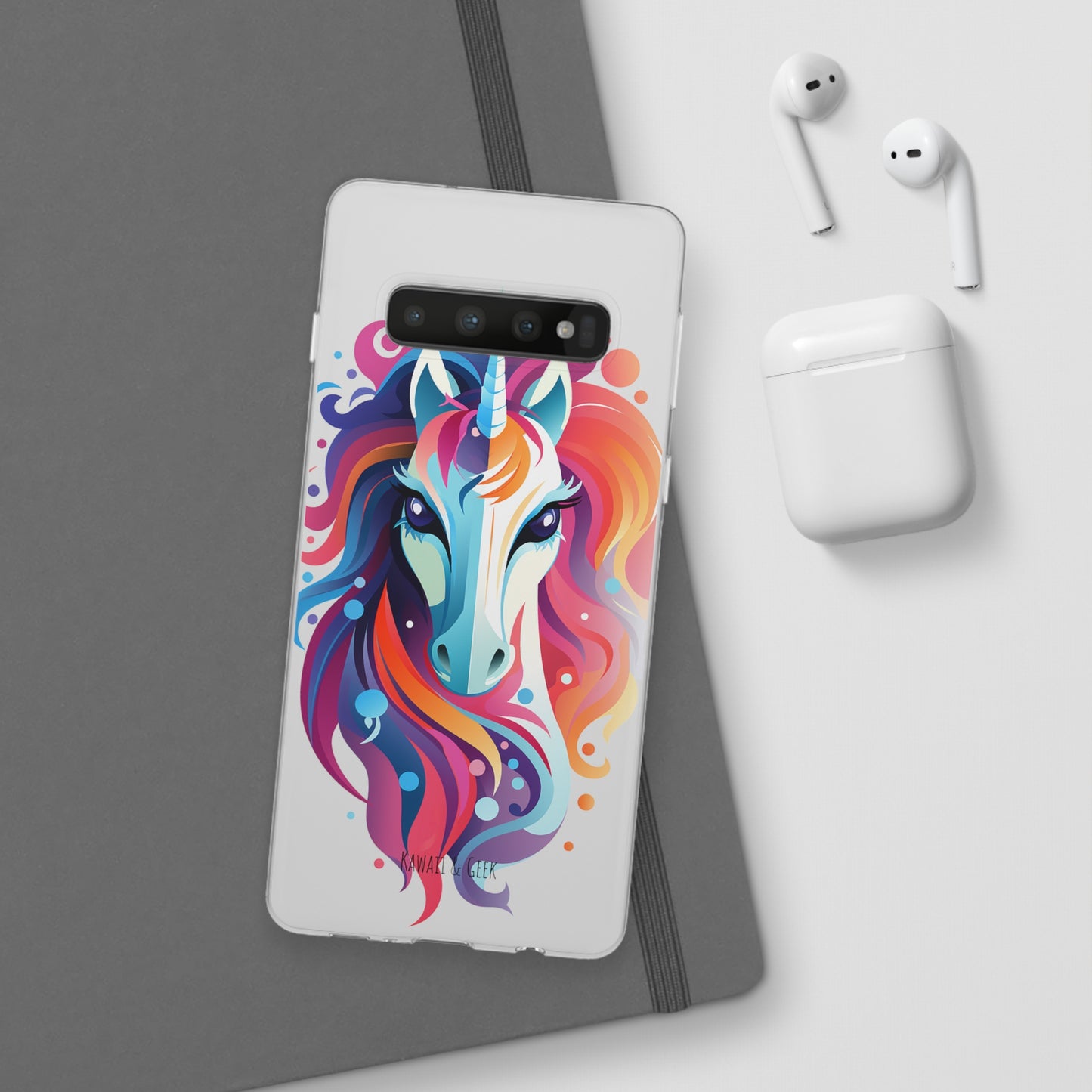 Ink Unicorn Flexi Transparent Phone Case