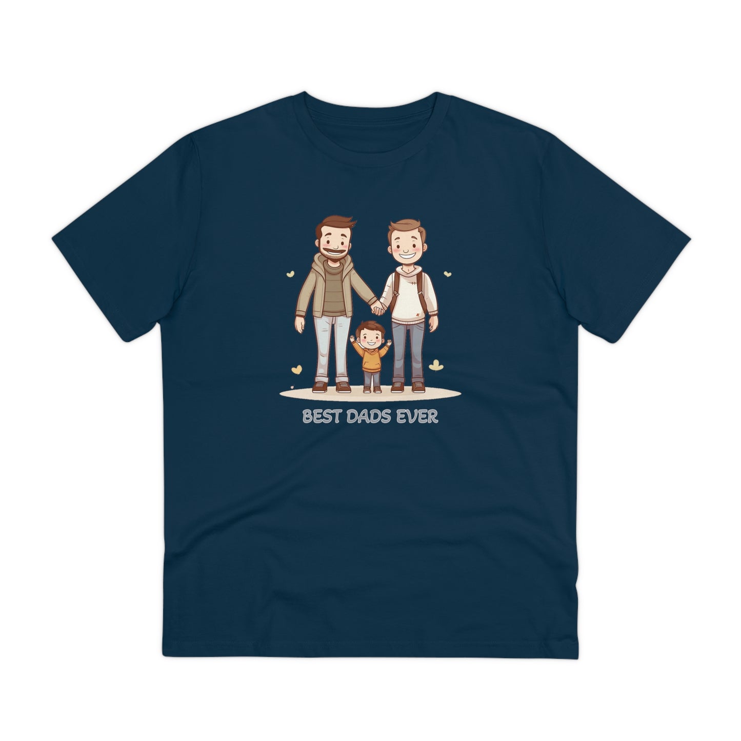 Best Dads Ever LGBT Father's Day T-Shirt - Celebrate Love, Family, and Sustainability