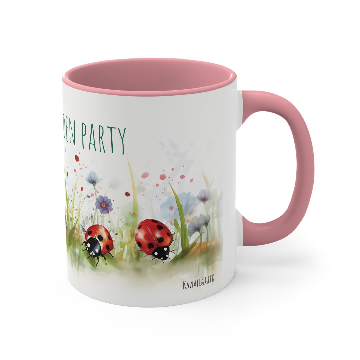 Ladybugs Garden Party  Mug - Charming Insect Themed Kitchenware