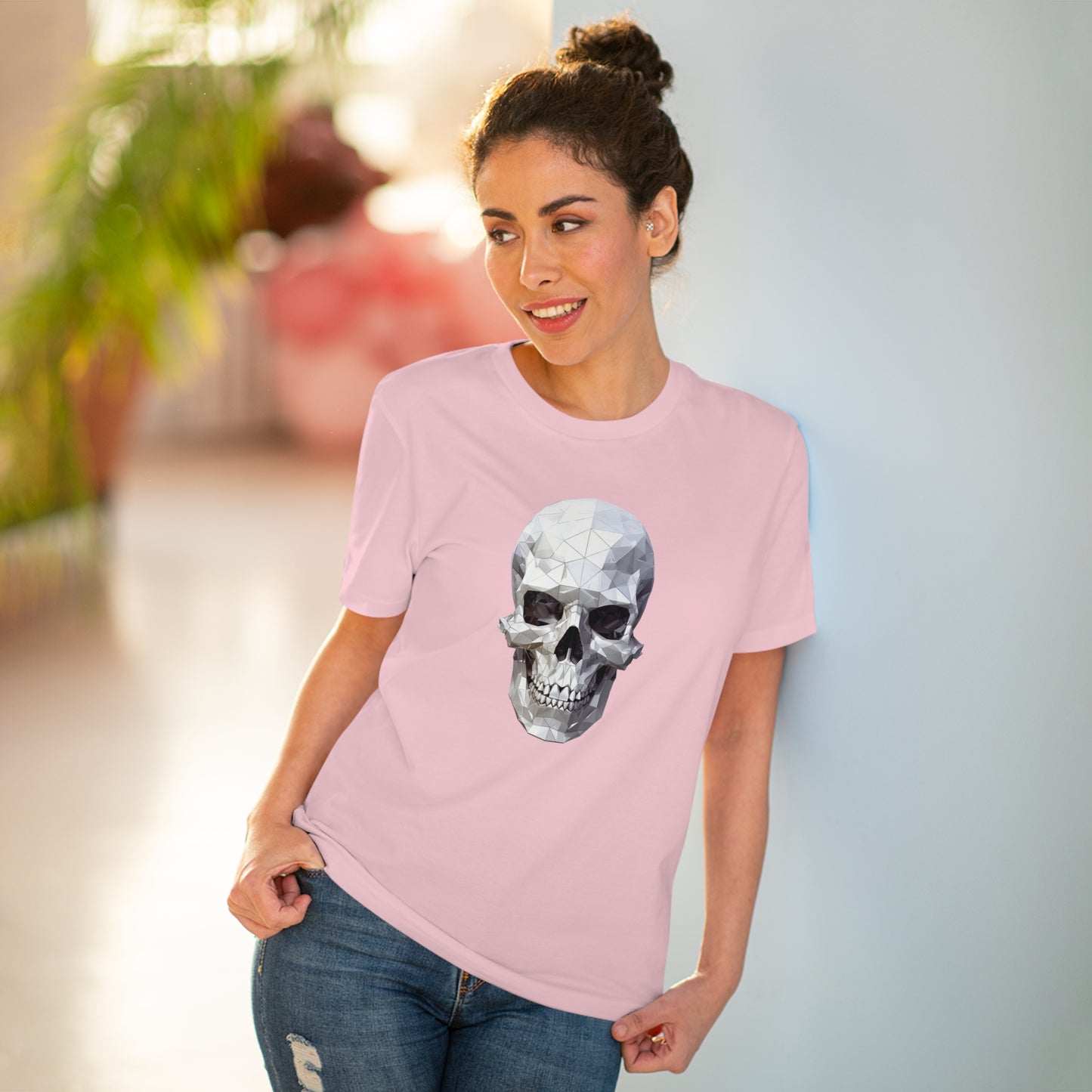 Skull Polygonal T-Shirt - Embrace Edgy Style