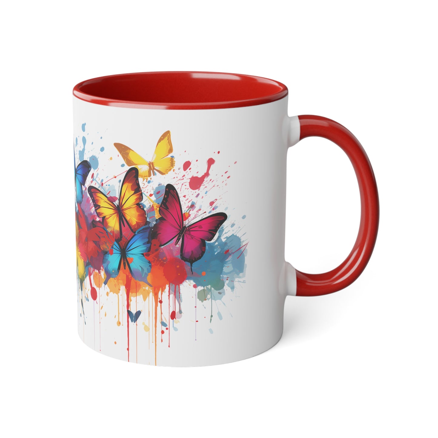 Elegant Butterflies Mug - Embrace the Beauty of Nature with Every Sip - EU