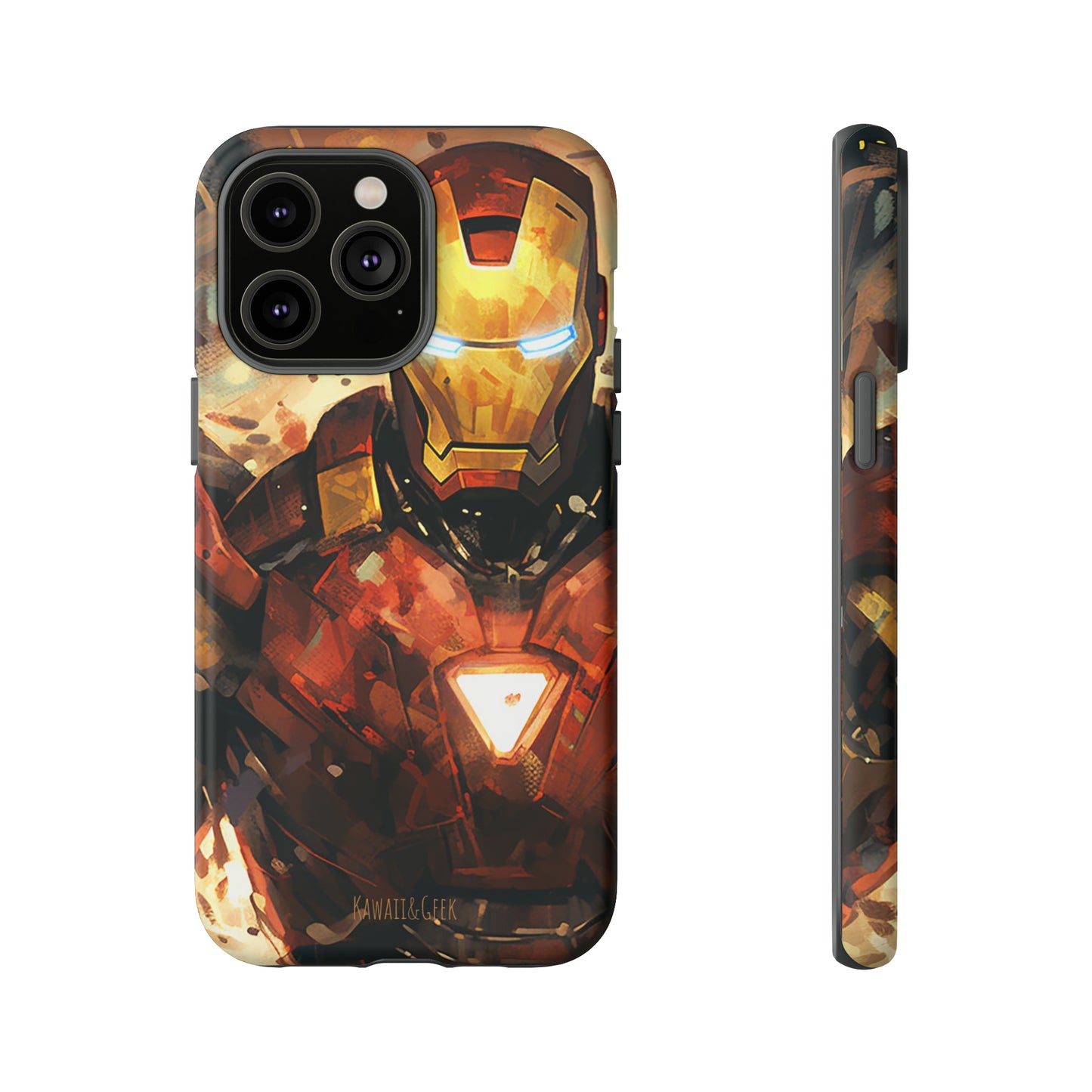 Iron Man Painting Tough Phone Case - Add Some Bold and Unique Style to Your Tech