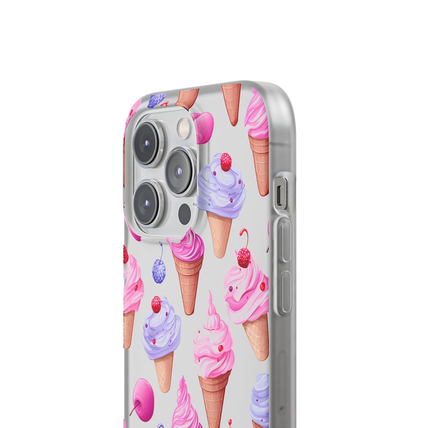 Vibrant Ice Cream Delight Flexi-Case for Phones