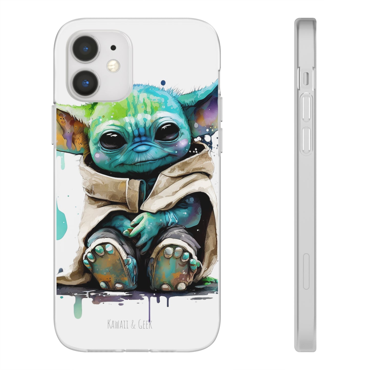 Baby Yoda Grogu flexi Phone Case - Add Some Adorable and Artistic Style to Your Smartphone - The Mandalorian - Star Wars