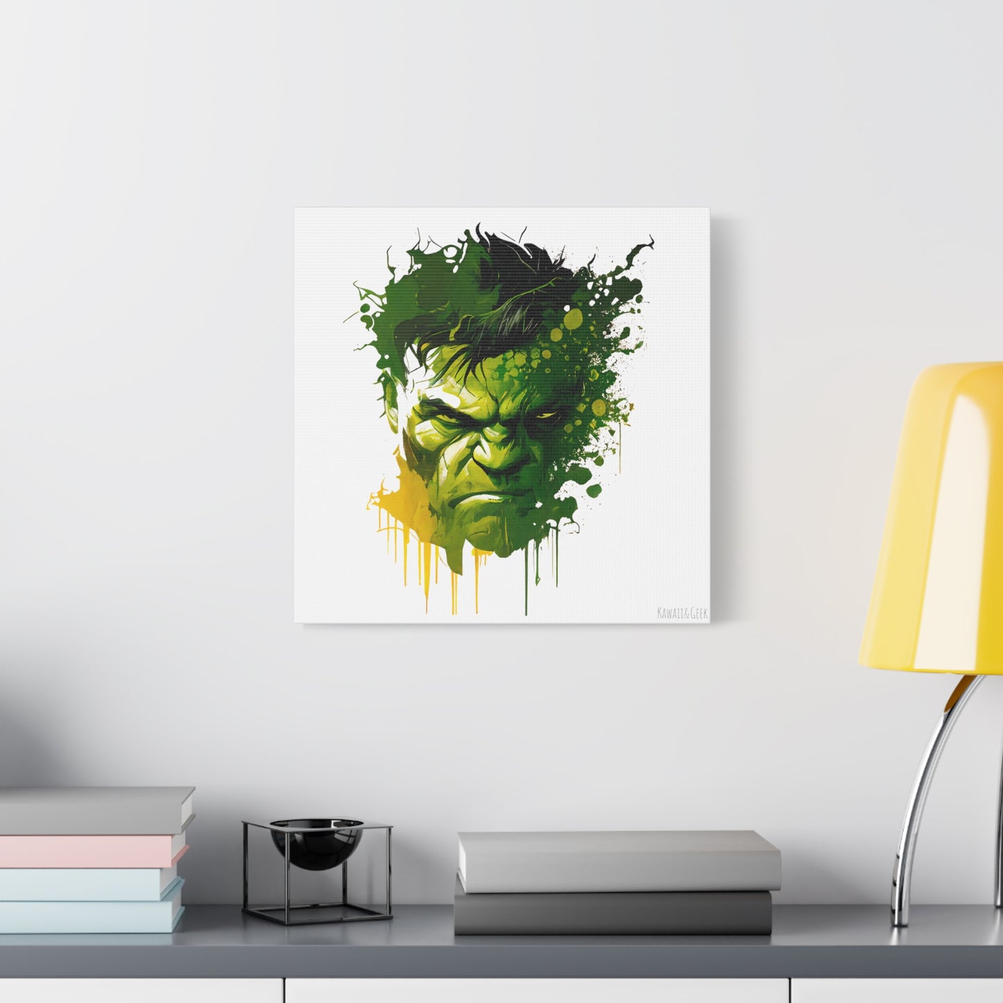 Hulk Canva - Add Some Pop-Art and Watercolor Style to Your Wall Decor - Marvel Avengers