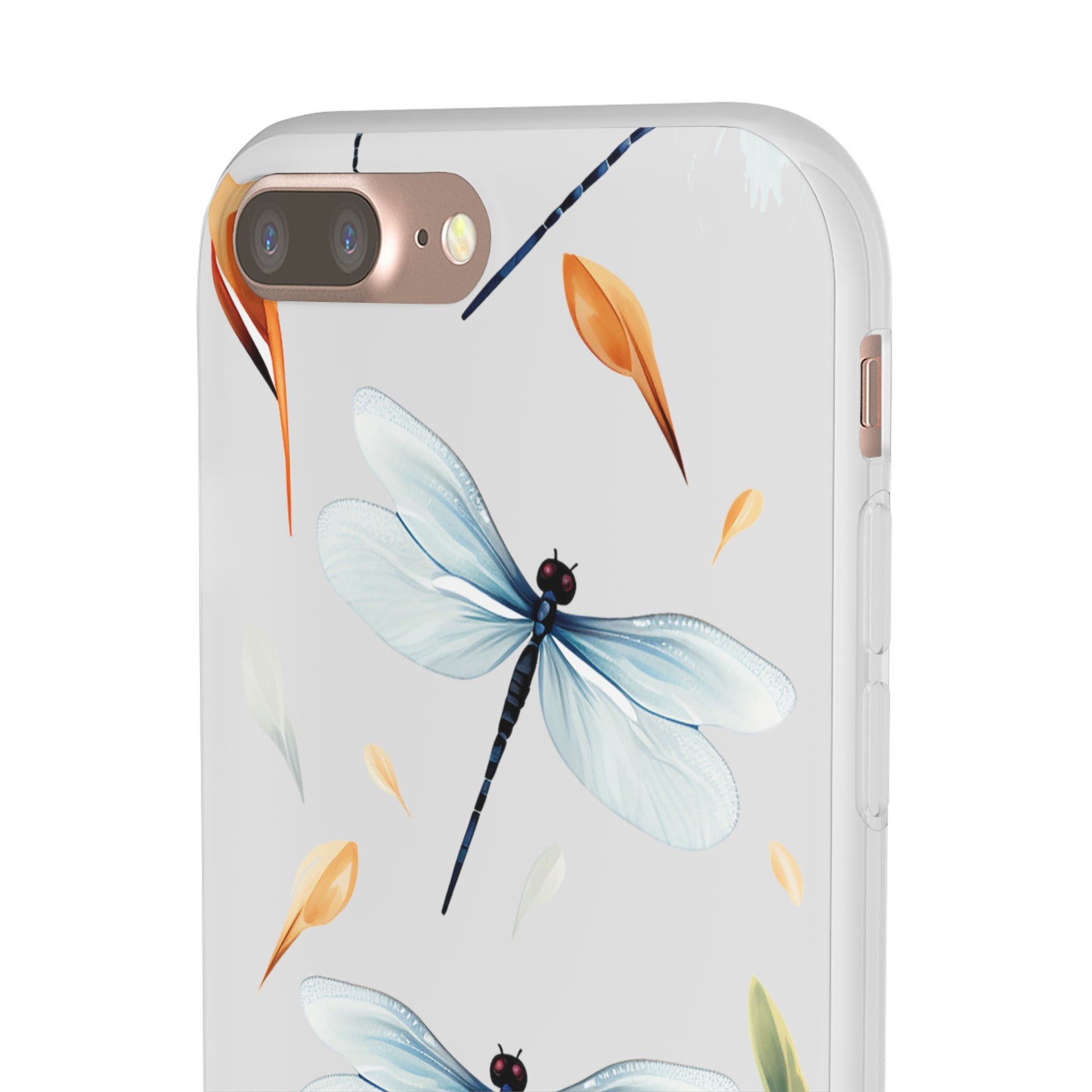 Dragonfly Dreams: Transparent Flexi Phone Case