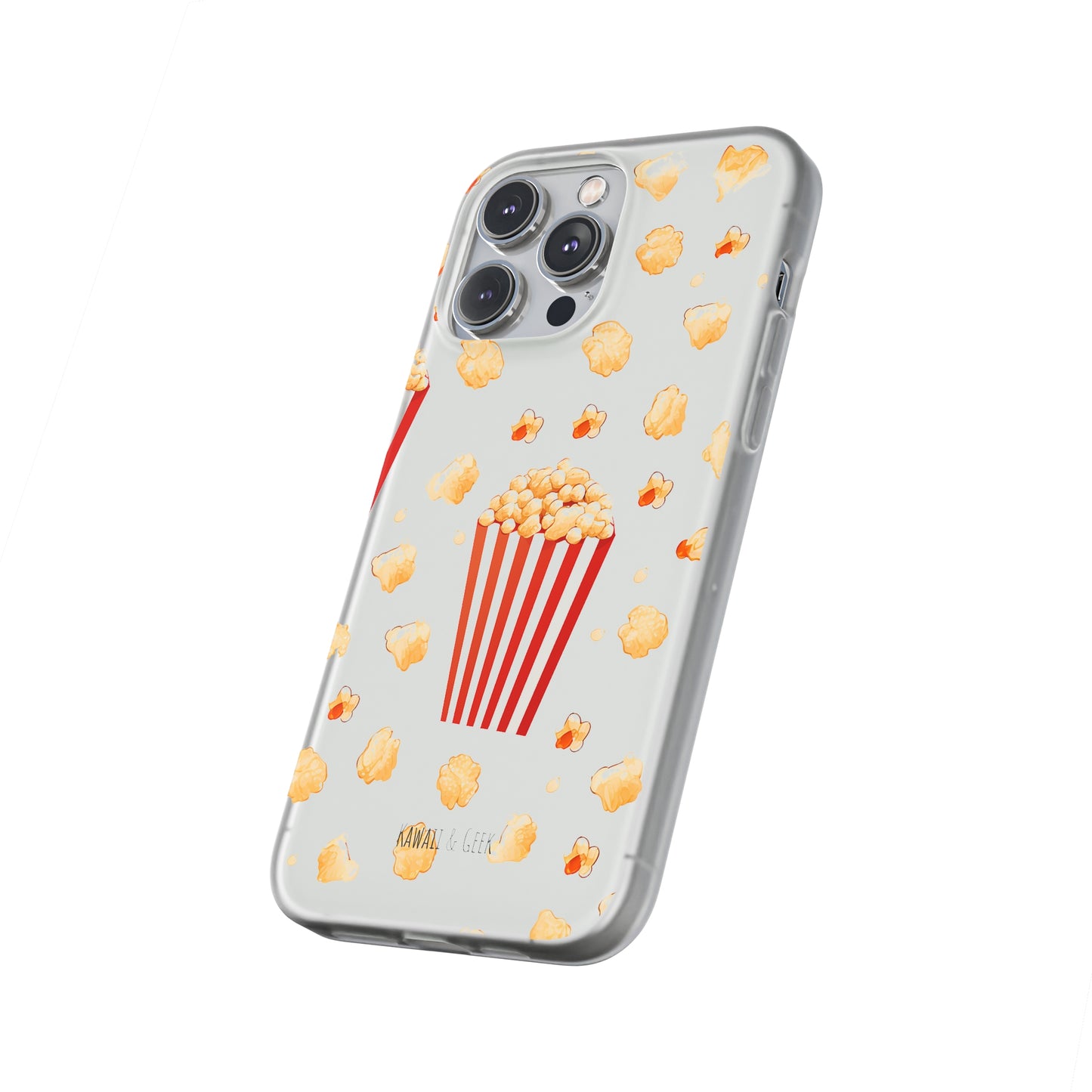 Popcorn Transparent Flexi Phone Case