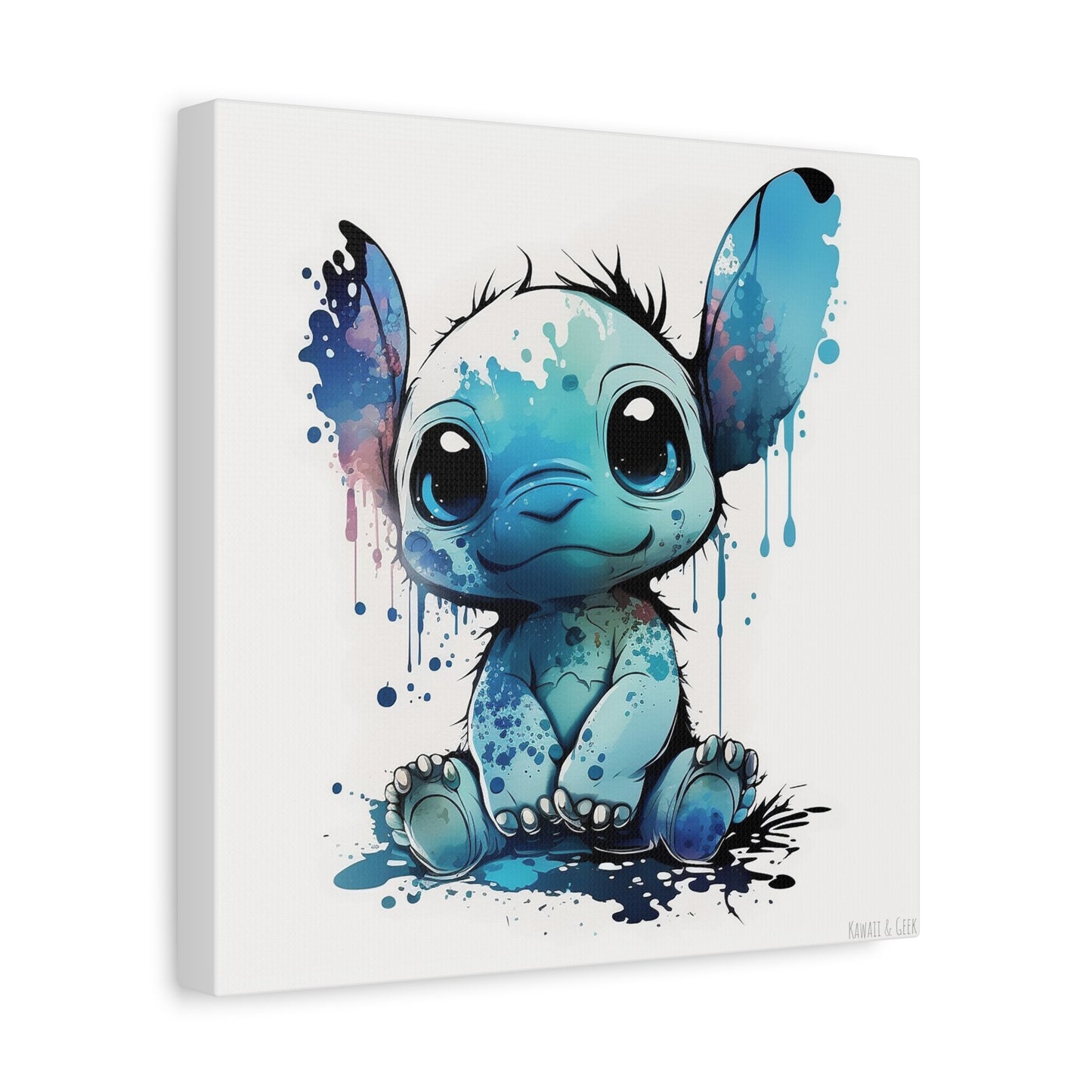 Cute Baby Stitch Canva - Add Whimsical Charm to Your Wall Decor