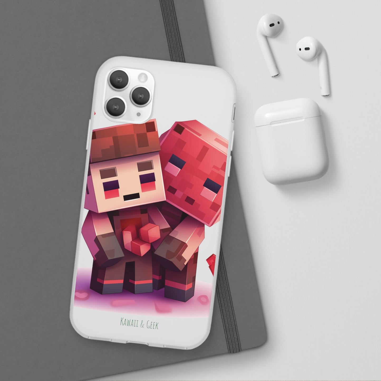 Phone Case - Lovers Minecraft Inspired Design