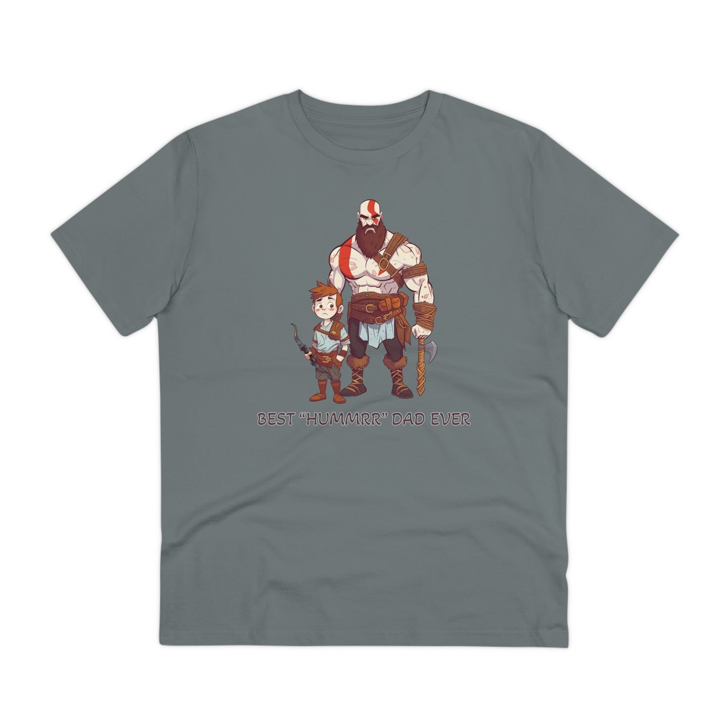 Kratos - God of War T-Shirt - BEST Hummrr Dad Ever - Celebrate Father's Day with Playful Style