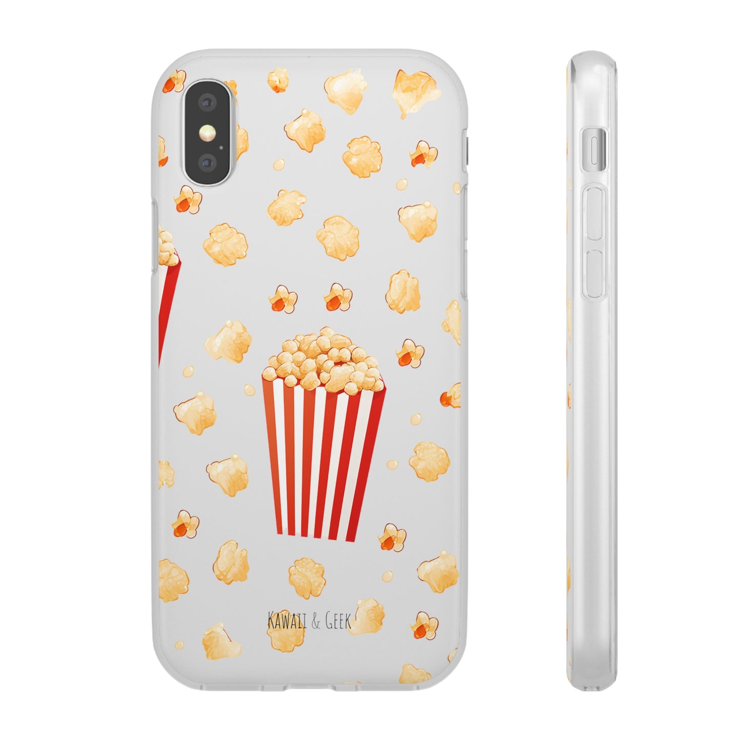 Popcorn Transparent Flexi Phone Case