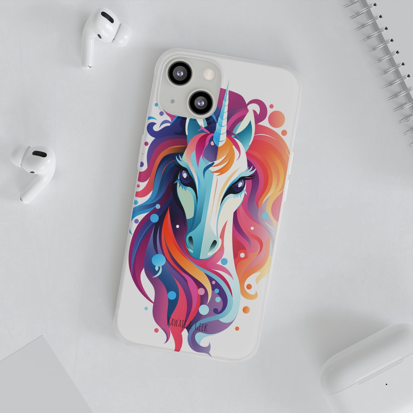 Ink Unicorn Flexi Transparent Phone Case