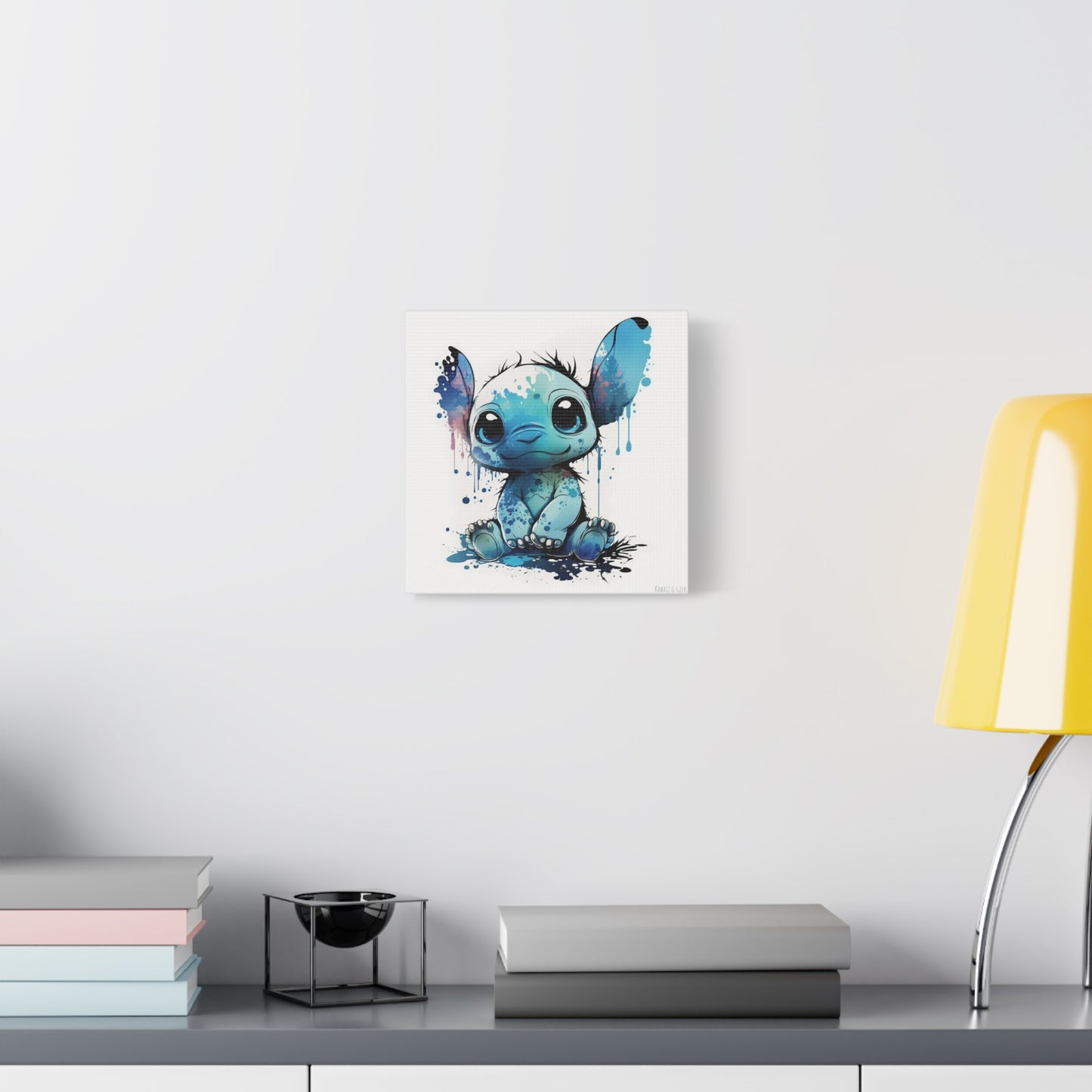 Cute Baby Stitch Canva - Add Whimsical Charm to Your Wall Decor