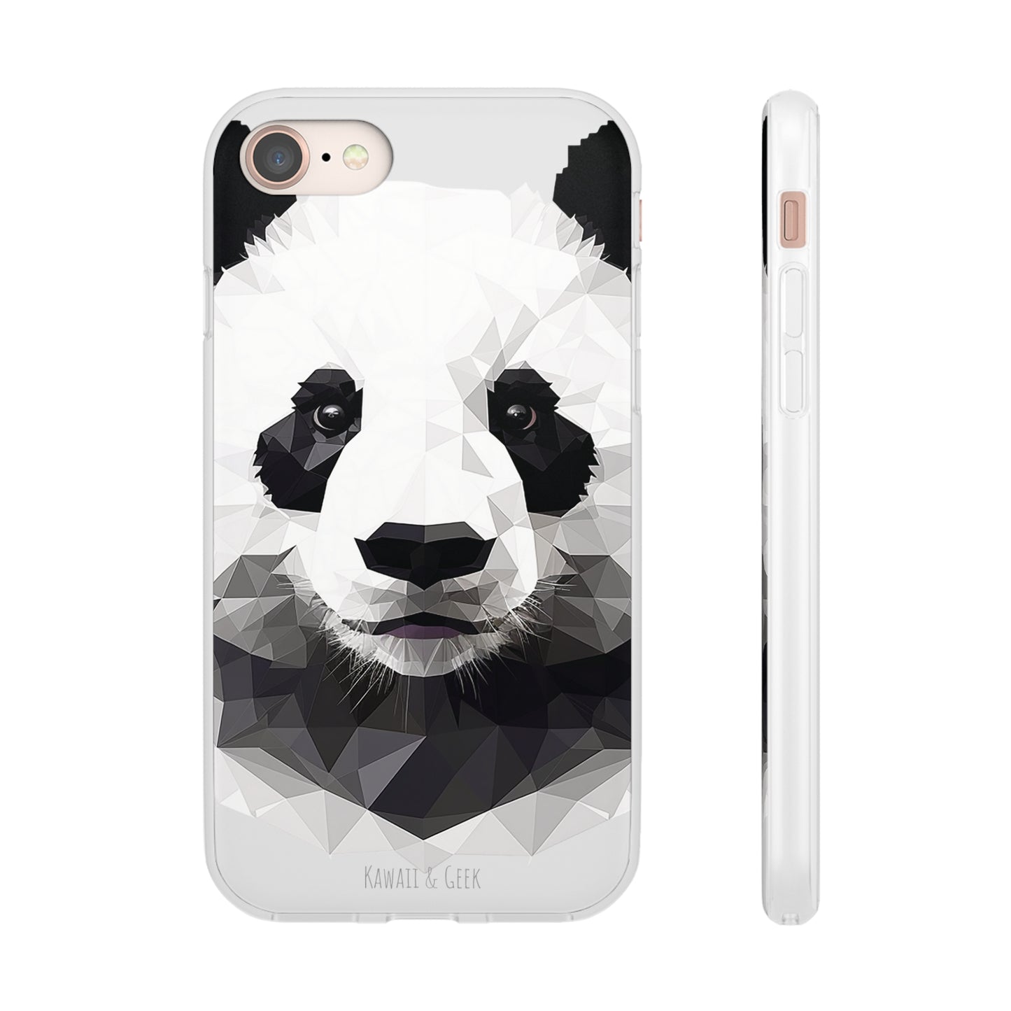 Cute Polygonal Panda Flexi phone Case - Protect Your Phone with Some Unique and Adorable Style