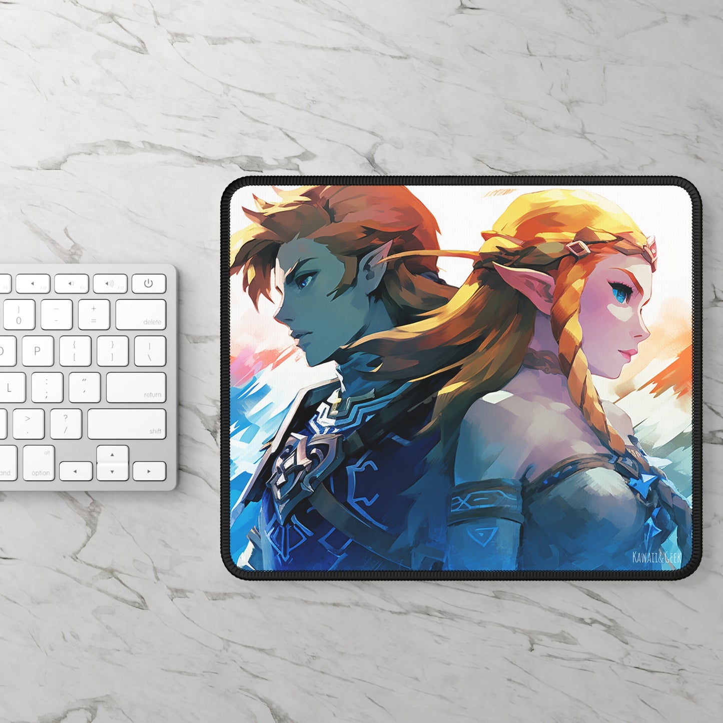 Zelda and Link Gaming Mouse Pad: Unleash Your Heroic Gaming Skills !