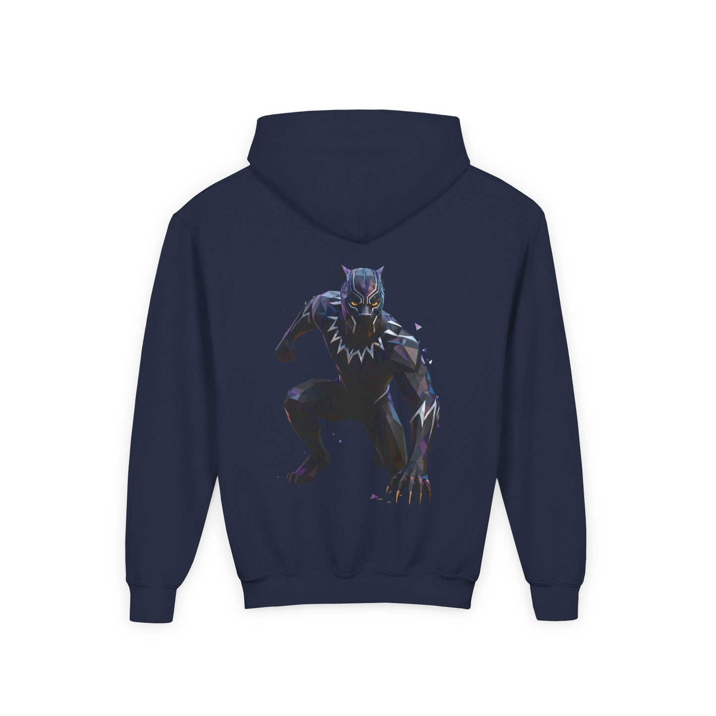Black Panther Youth Hoodie, Kids Superhero Sweatshirt, Marvel Comic Gift, Stylish, Cozy Kids Clothing, Birthday Present