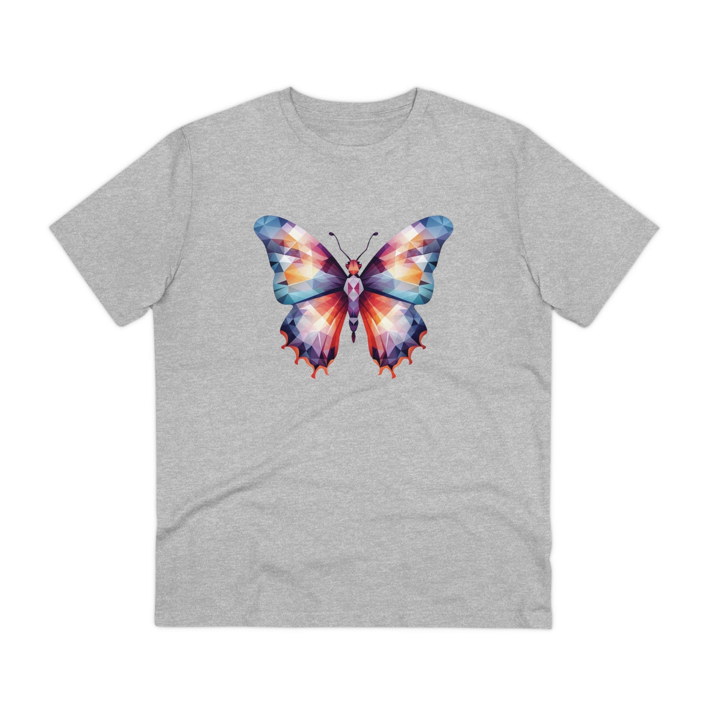 Butterfly Polygonal T-Shirt - Embrace Vibrant Transformation