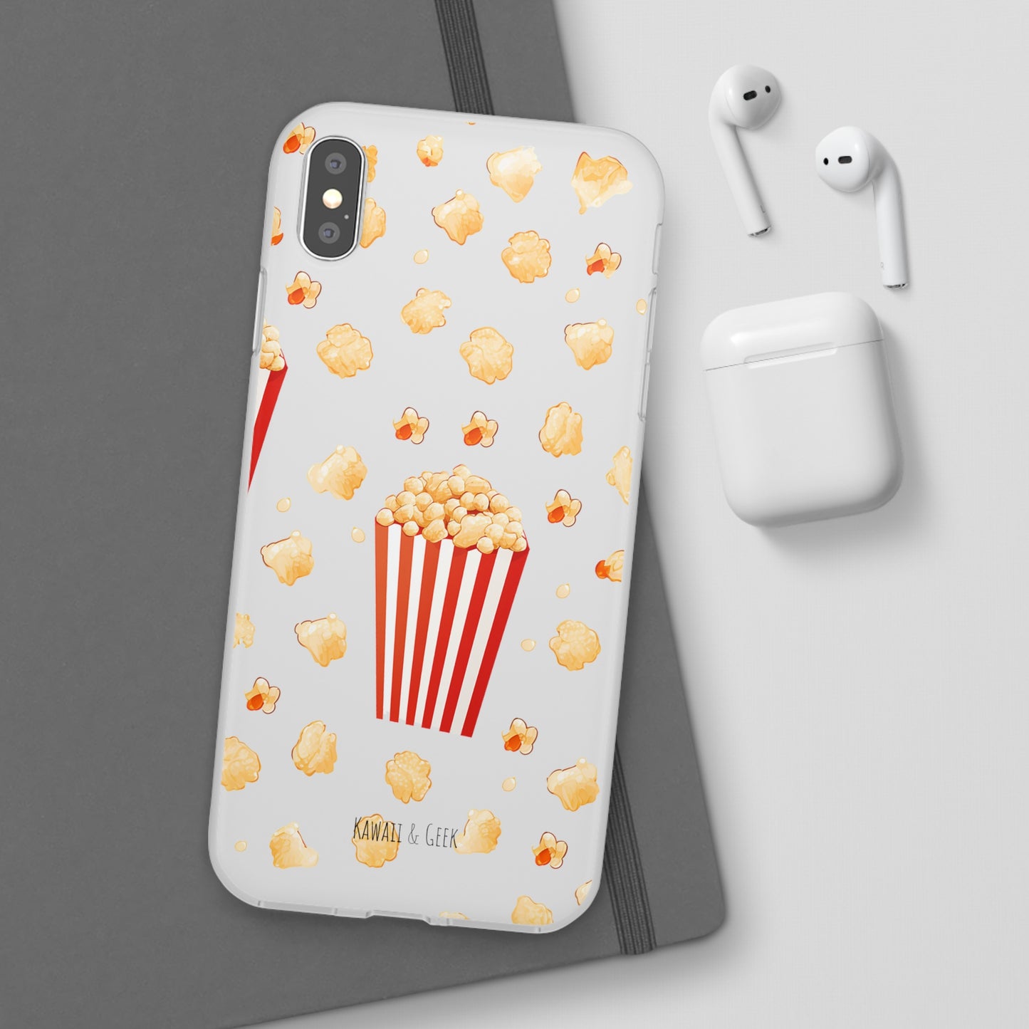 Popcorn Transparent Flexi Phone Case