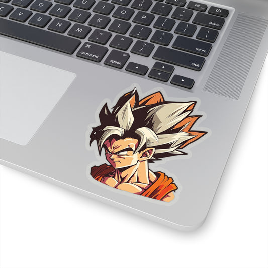 San Goku Sticker - Add Some Powerful and Intense Style to Your Tech- Dragon Ball