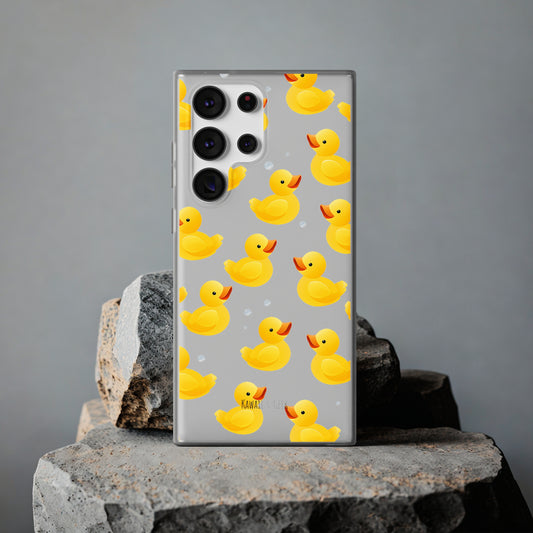 Vibrant Yellow Duck Flexi Phone Case