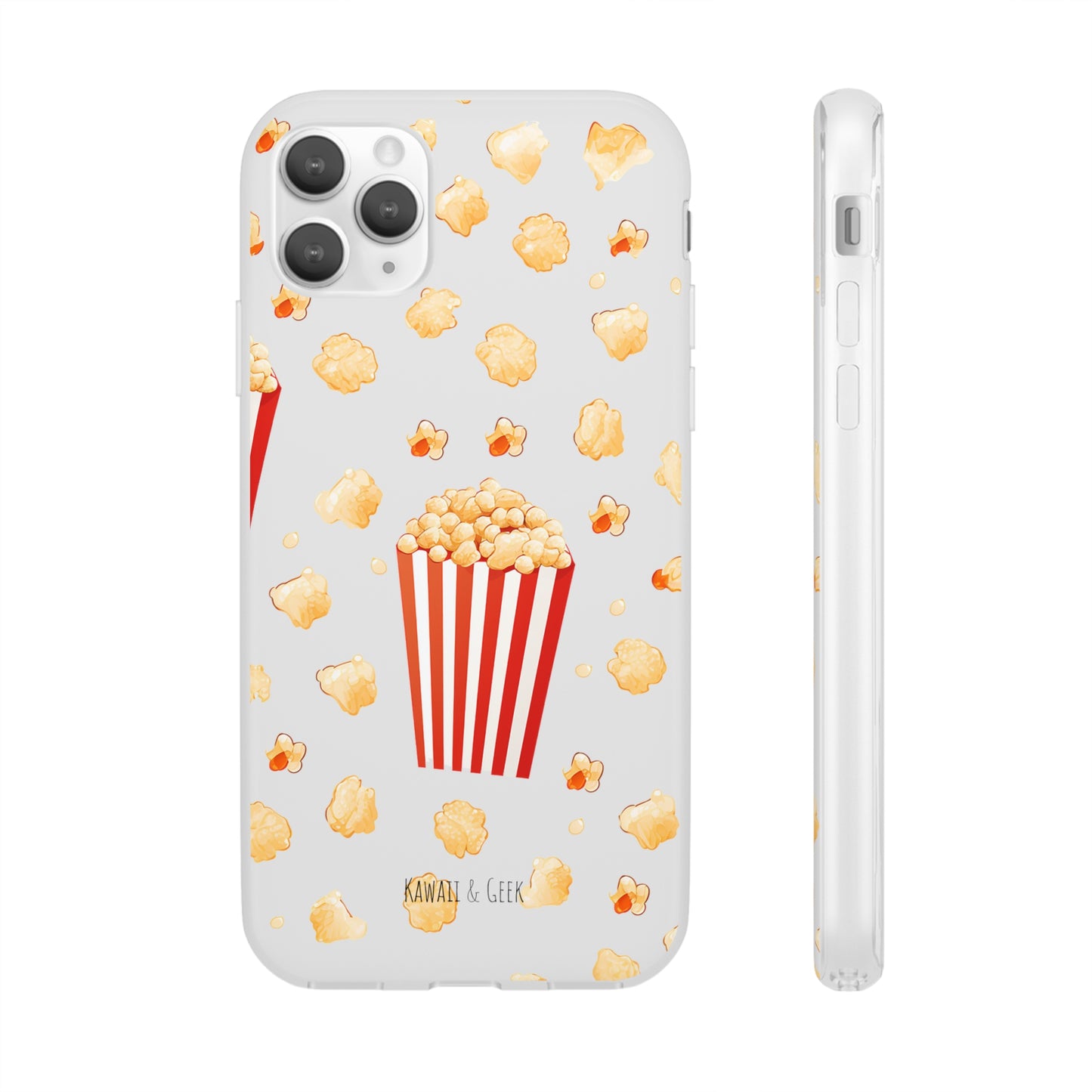 Popcorn Transparent Flexi Phone Case