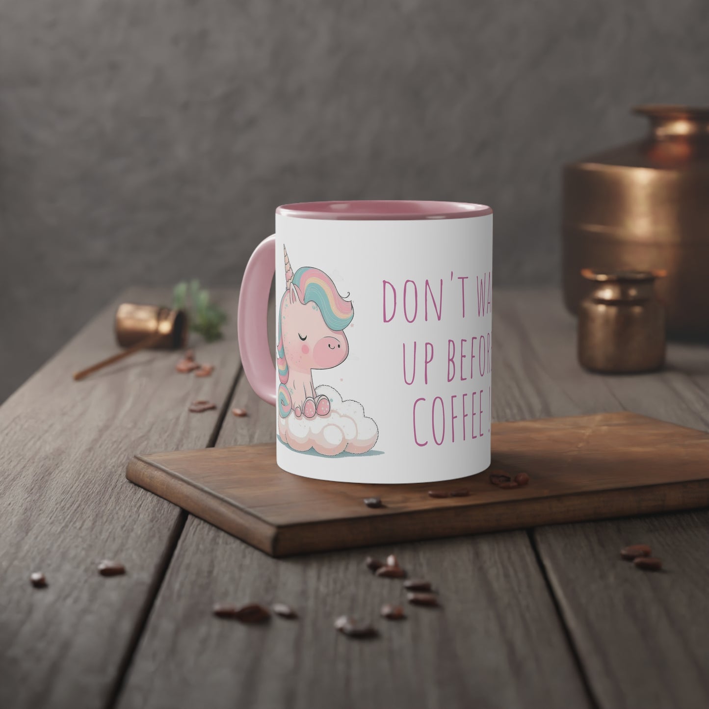 Cute Unicorn Mug - Rise and Shine with Coffee Magic - EU