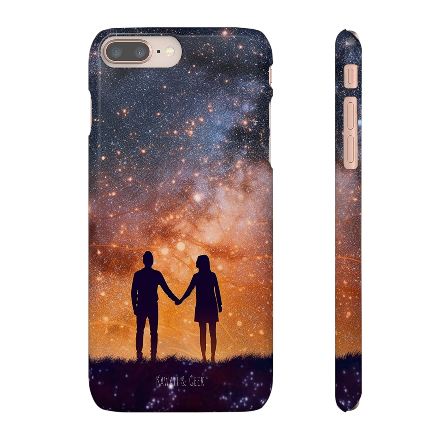 Starry Night Lovers Phone Case - Embrace the Beauty of the Night Sky