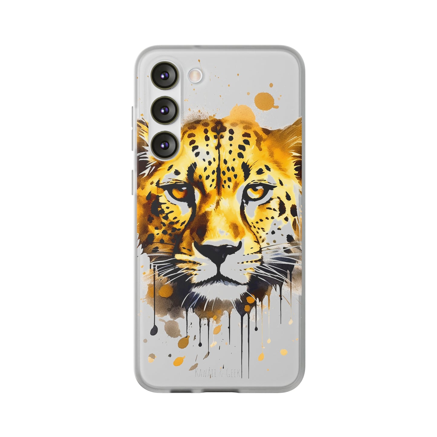 Cheetah Flexi Phone Case - Add a Touch of Elegance and Style to Your Device