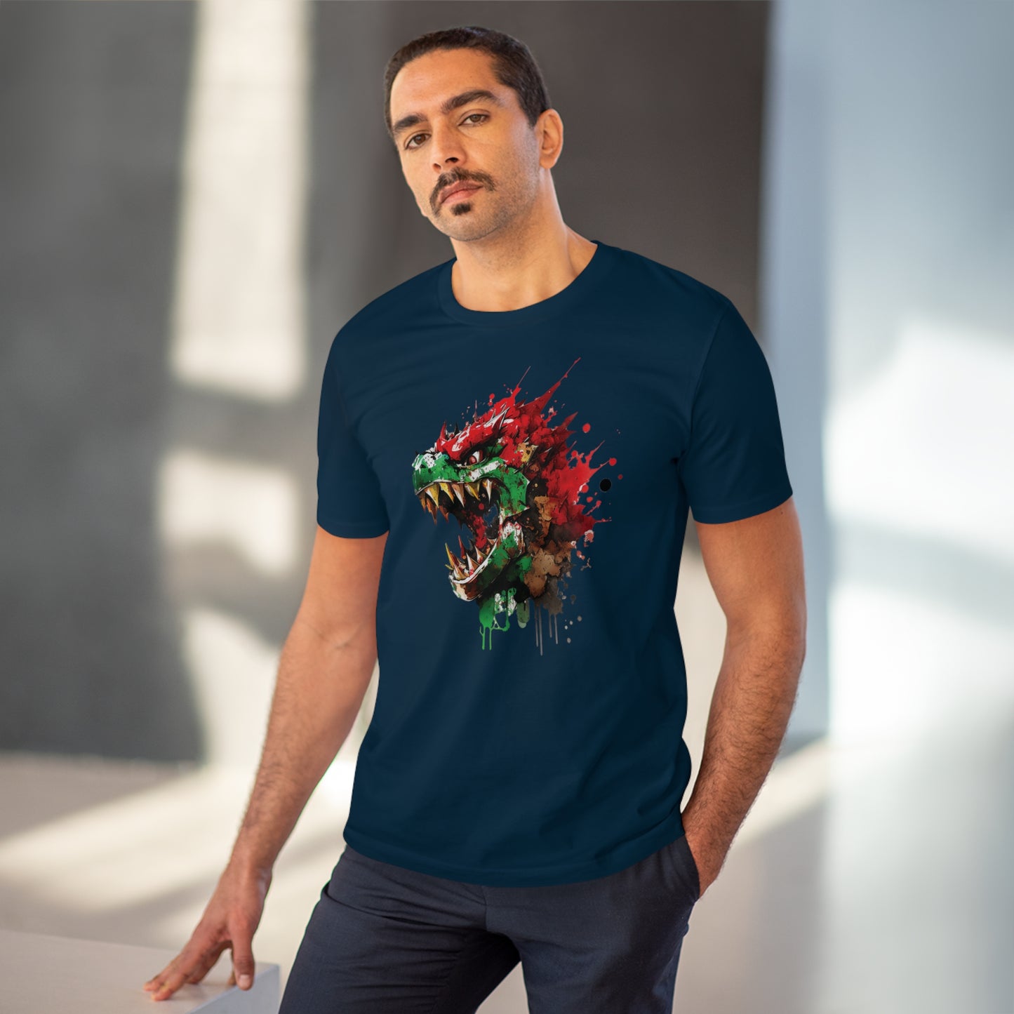 B-owser Unisex T-Shirt - Add Some Artistic and Sustainable Style to Your Wardrobe -  Mario