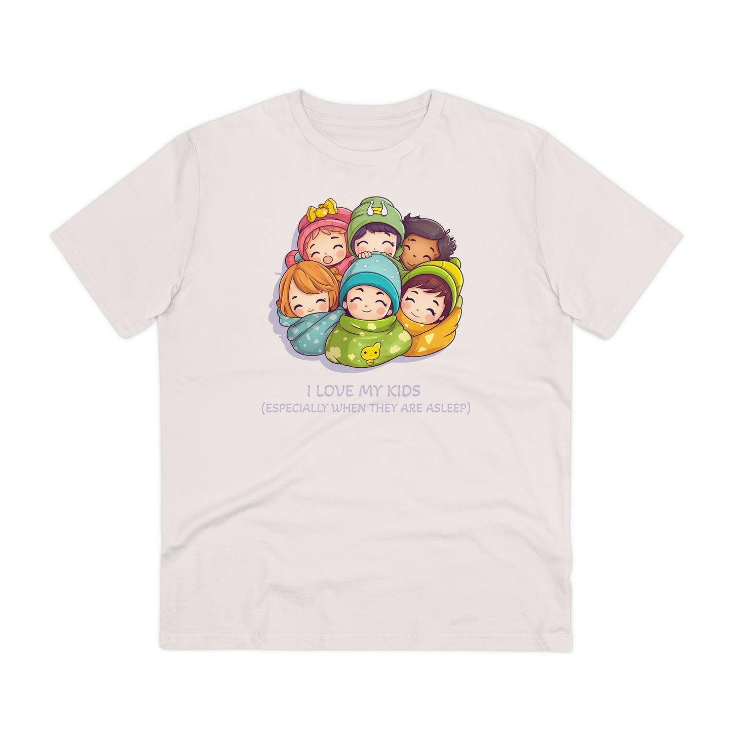 I Love My Kids, Especially When They Are Asleep - Unisex Eco-Friendly T-Shirt - Father's and Mother's Day special