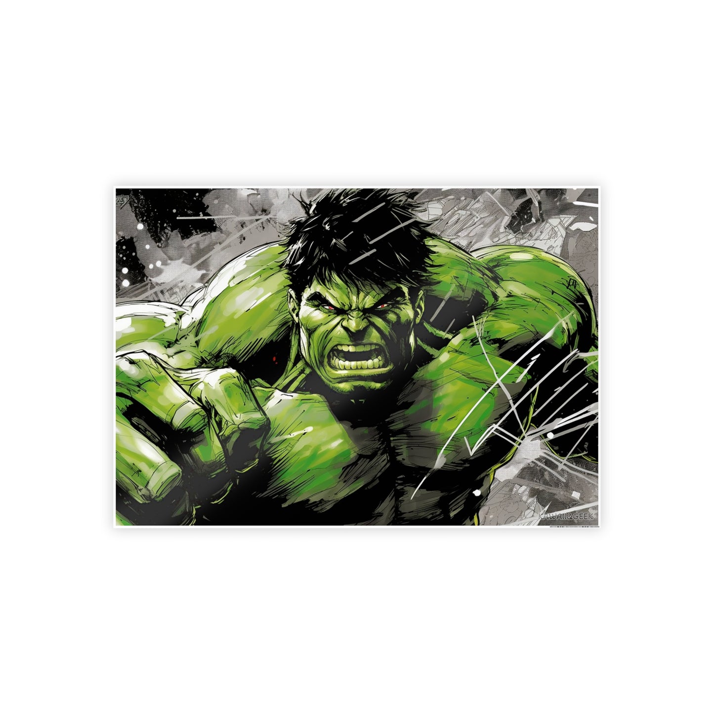 Hulk Poster - Unleash the Power and Intensity of the Hulk - Avengers