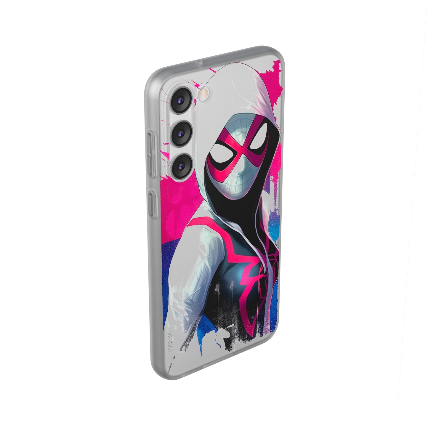 Spider Gwen in Flexi Phone Case - Add Some Colorful and Heroic Style to Your Phone