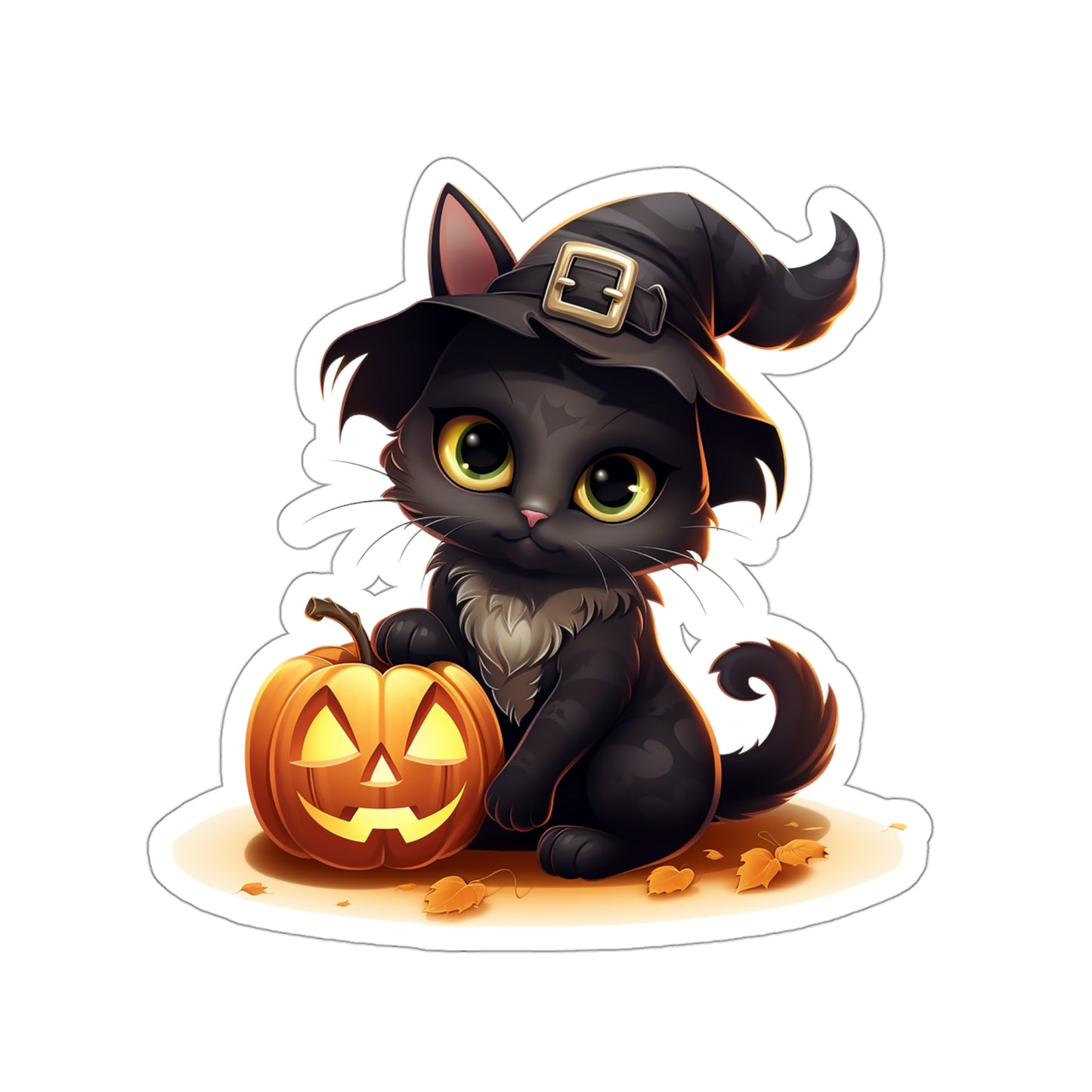 Halloween Special: Cute Halloween Cat Sticker