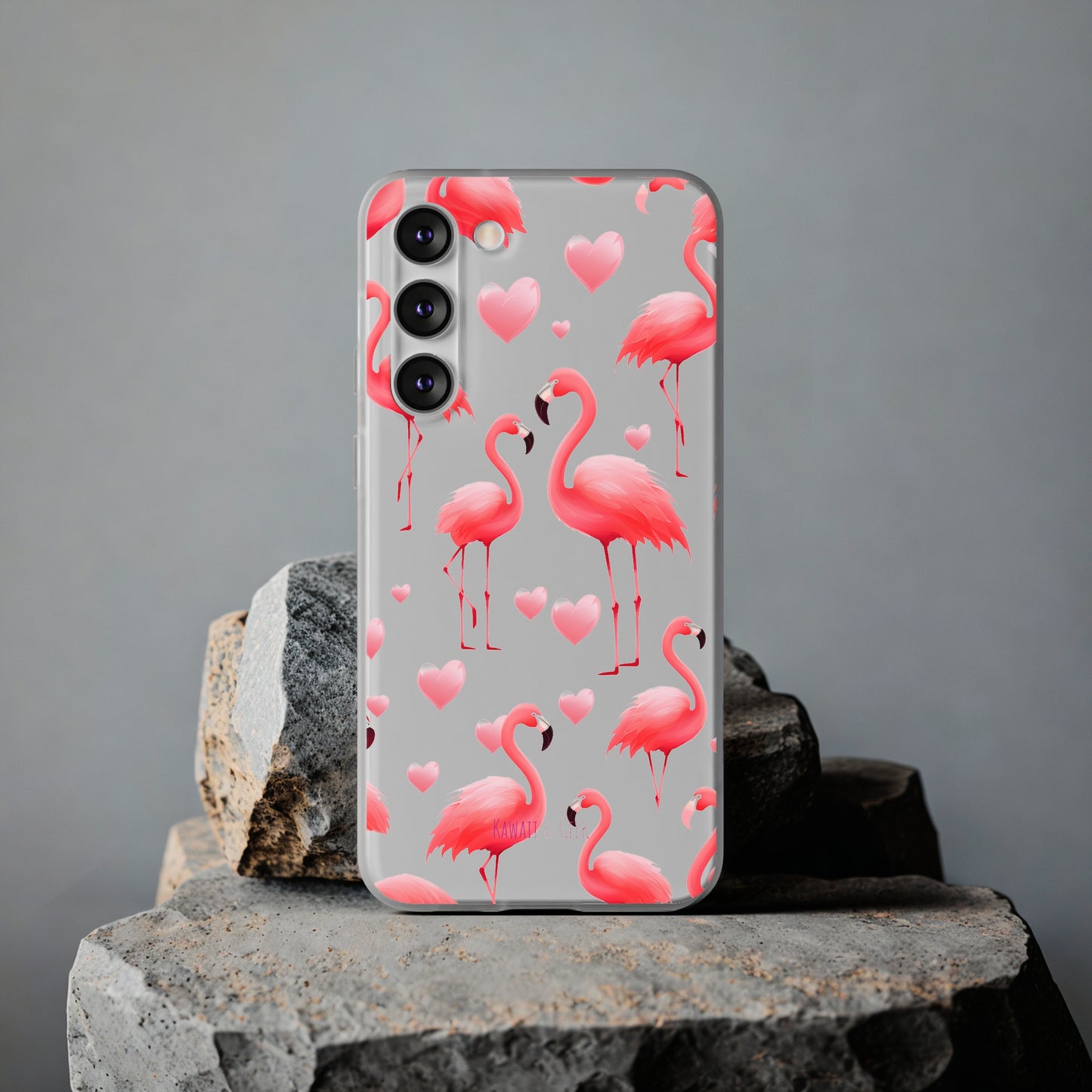 Pink Flamingo Elegance Flexi Phone case