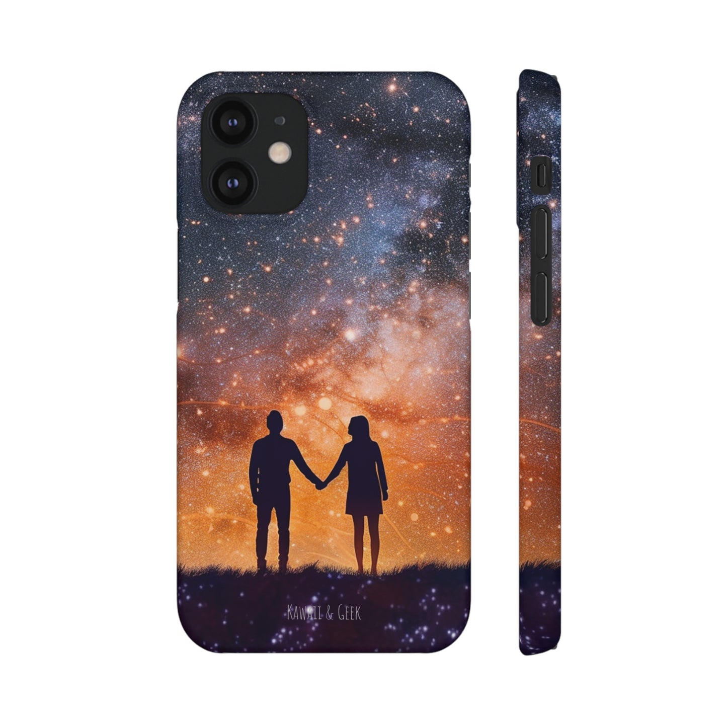 Starry Night Lovers Phone Case - Embrace the Beauty of the Night Sky