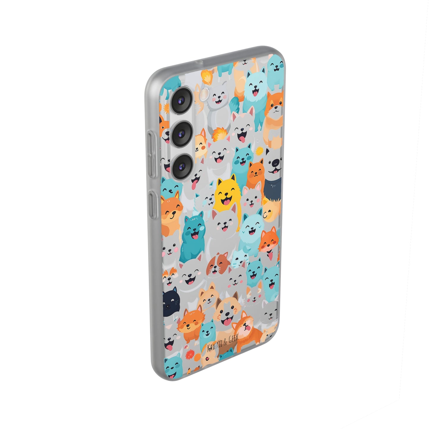 Cute Dogs Band Flexi Phone Case