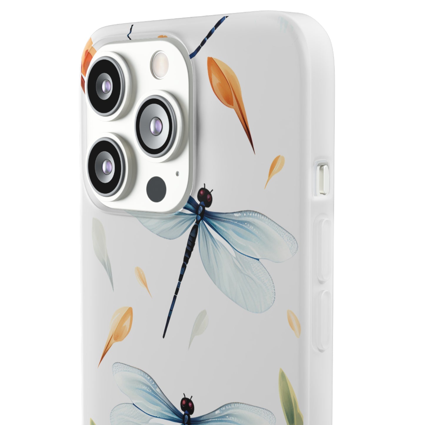 Dragonfly Dreams: Transparent Flexi Phone Case