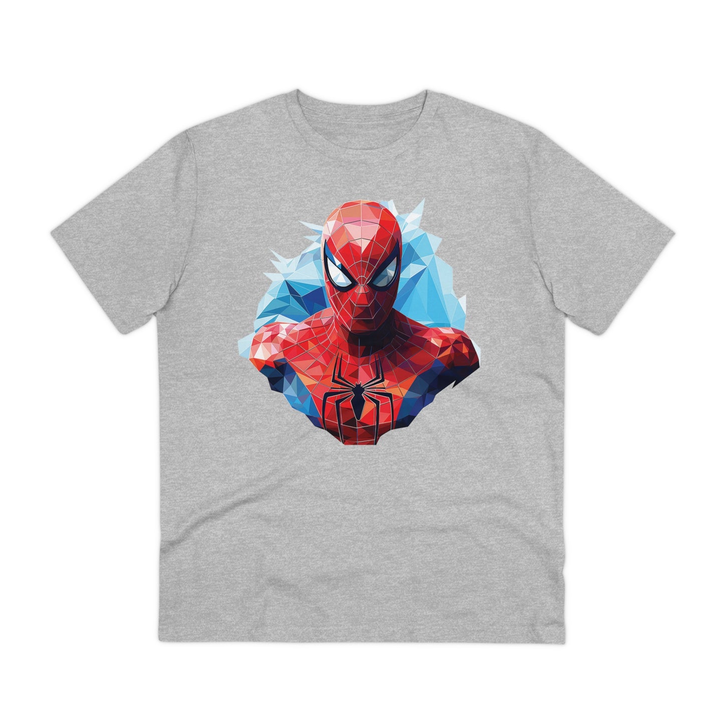 Spider-Man Polygonal Geometric T-Shirt - Swing into Stylish Adventure