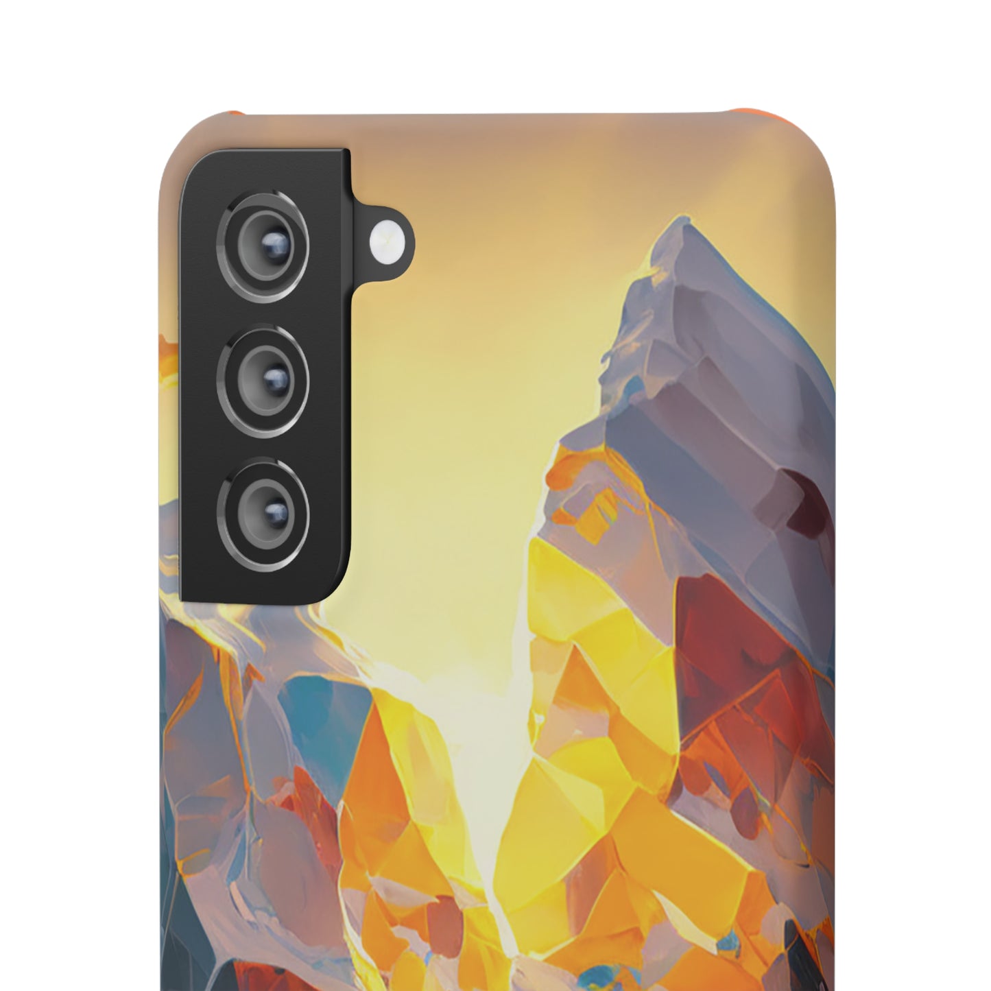 Arctic Landscape and Iceberg at Sunset Phone Case - Capture the Serenity of Nature on Your Device