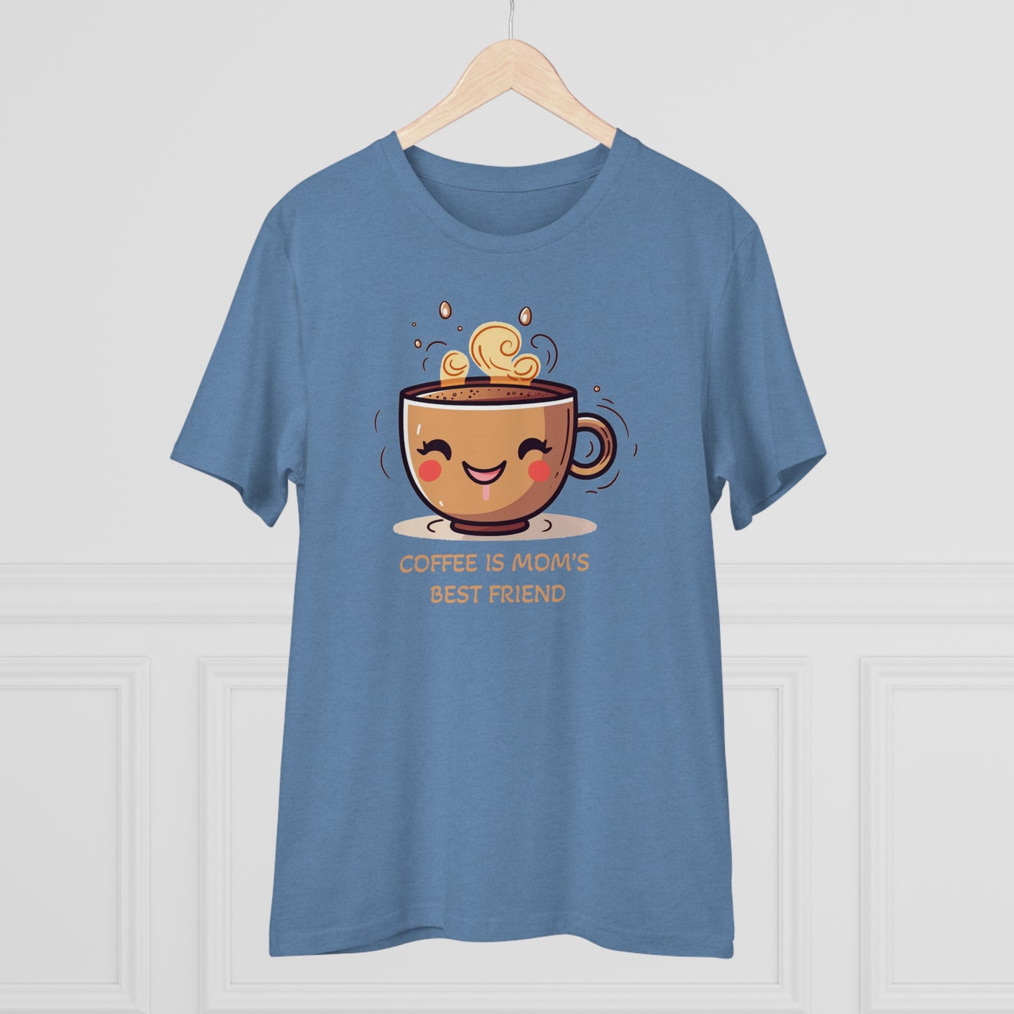 Coffee is Mom's Best Friend - Unisex Eco-Friendly T-Shirt - Celebrate Mother's day in Style and Sustainability