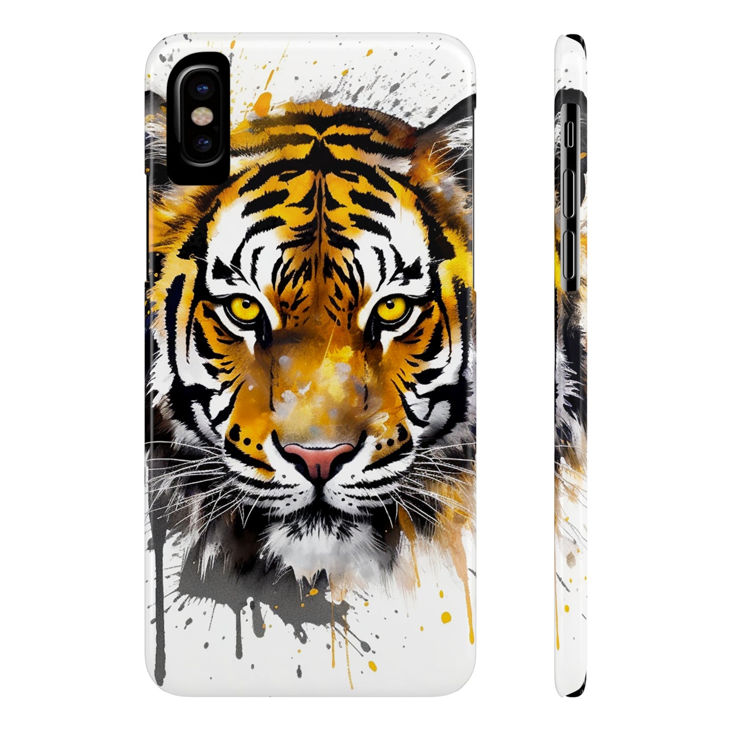 Tiger Flexi Phone Case - Add a Captivating and Artistic Touch to Your Device