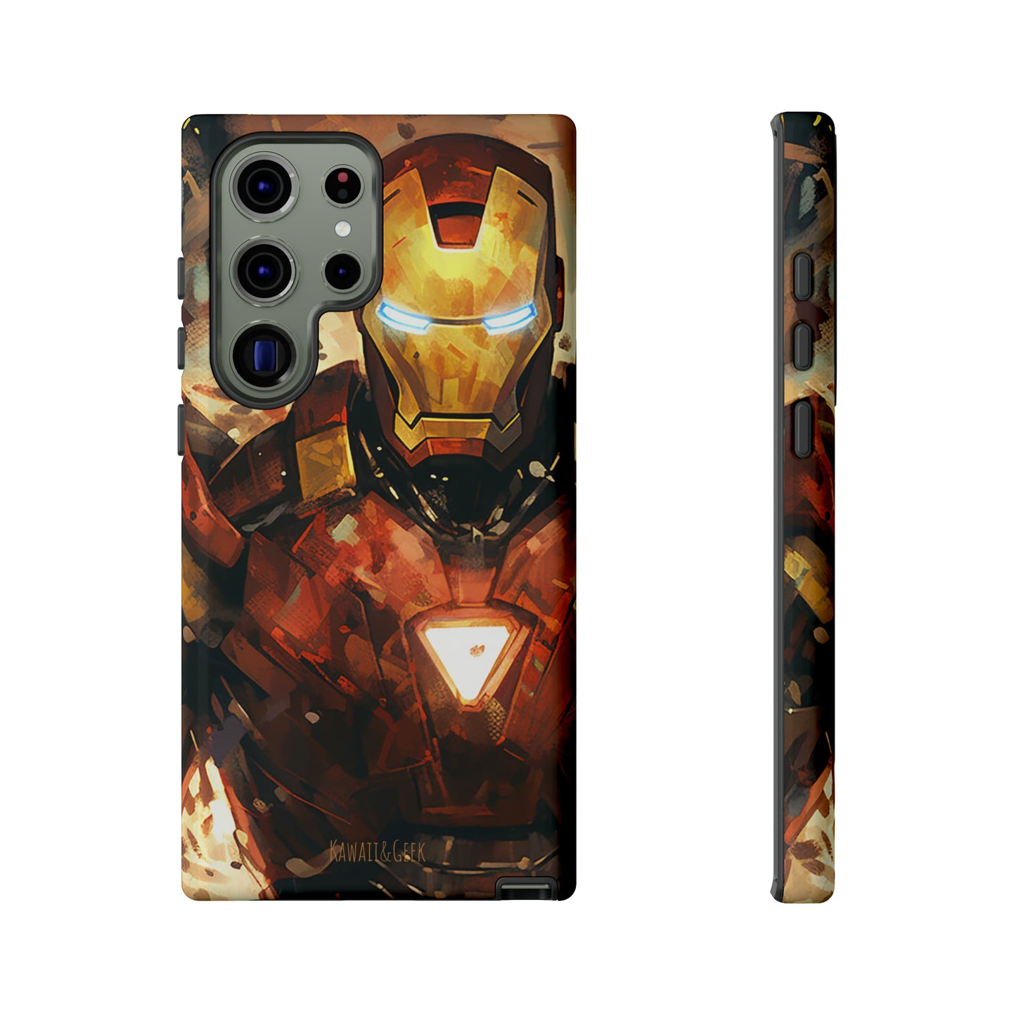 Iron Man Painting Tough Phone Case - Add Some Bold and Unique Style to Your Tech