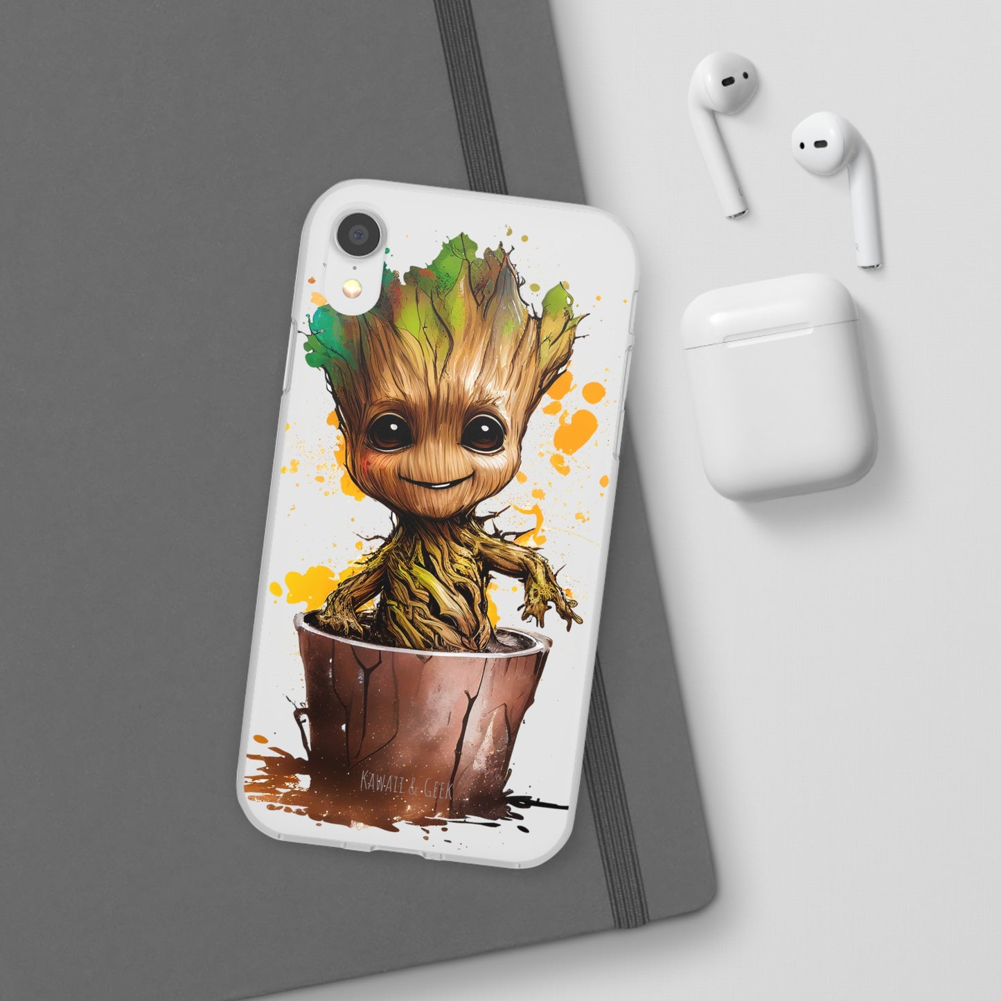 Baby Groot Flexi Phone Case - Add Adorable Charm to Your Device