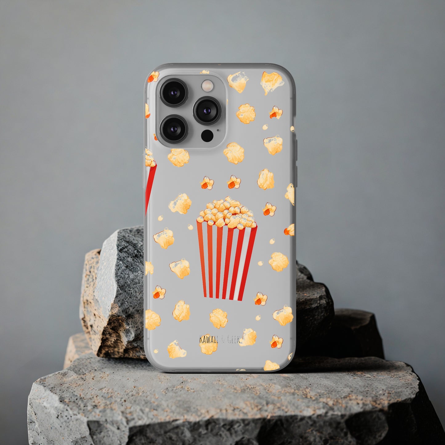 Popcorn Transparent Flexi Phone Case