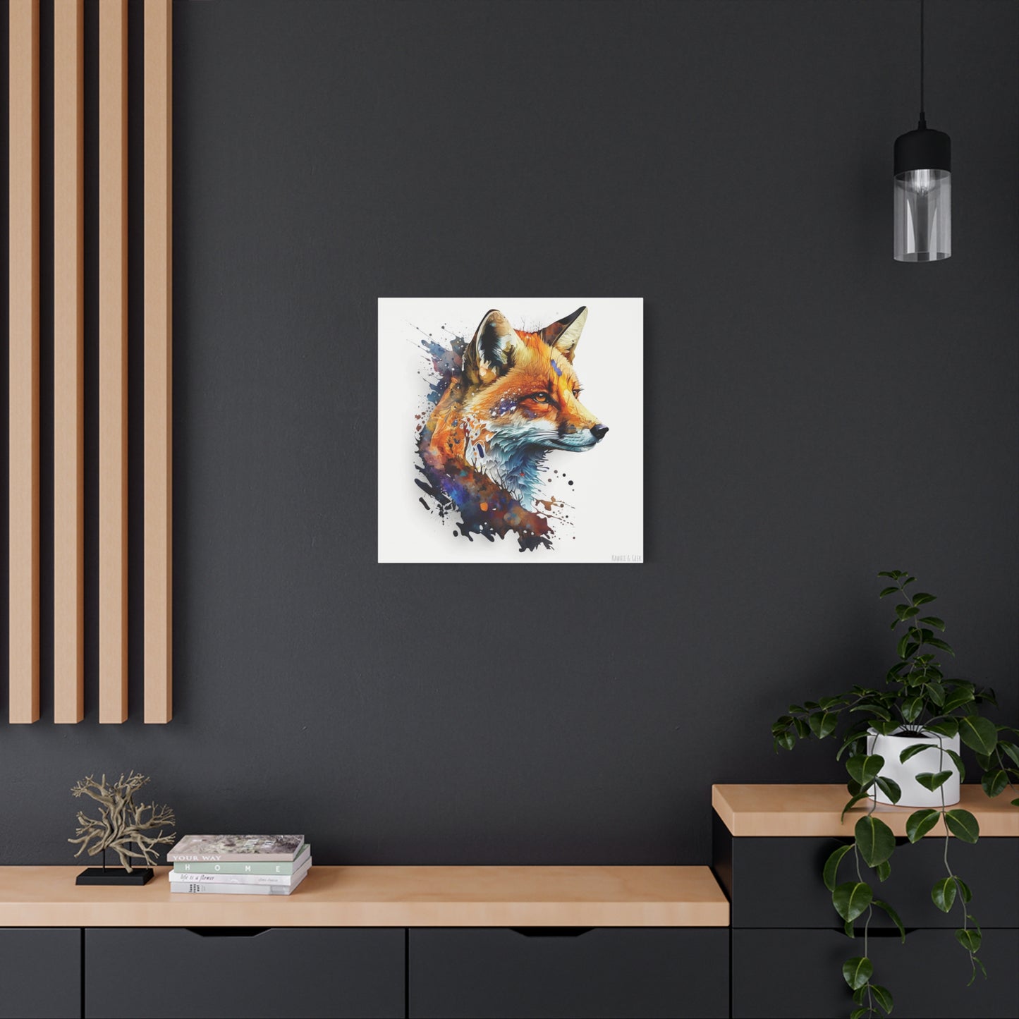 Fox Canva - Add a Touch of Nature's Elegance to Your Wall Decor