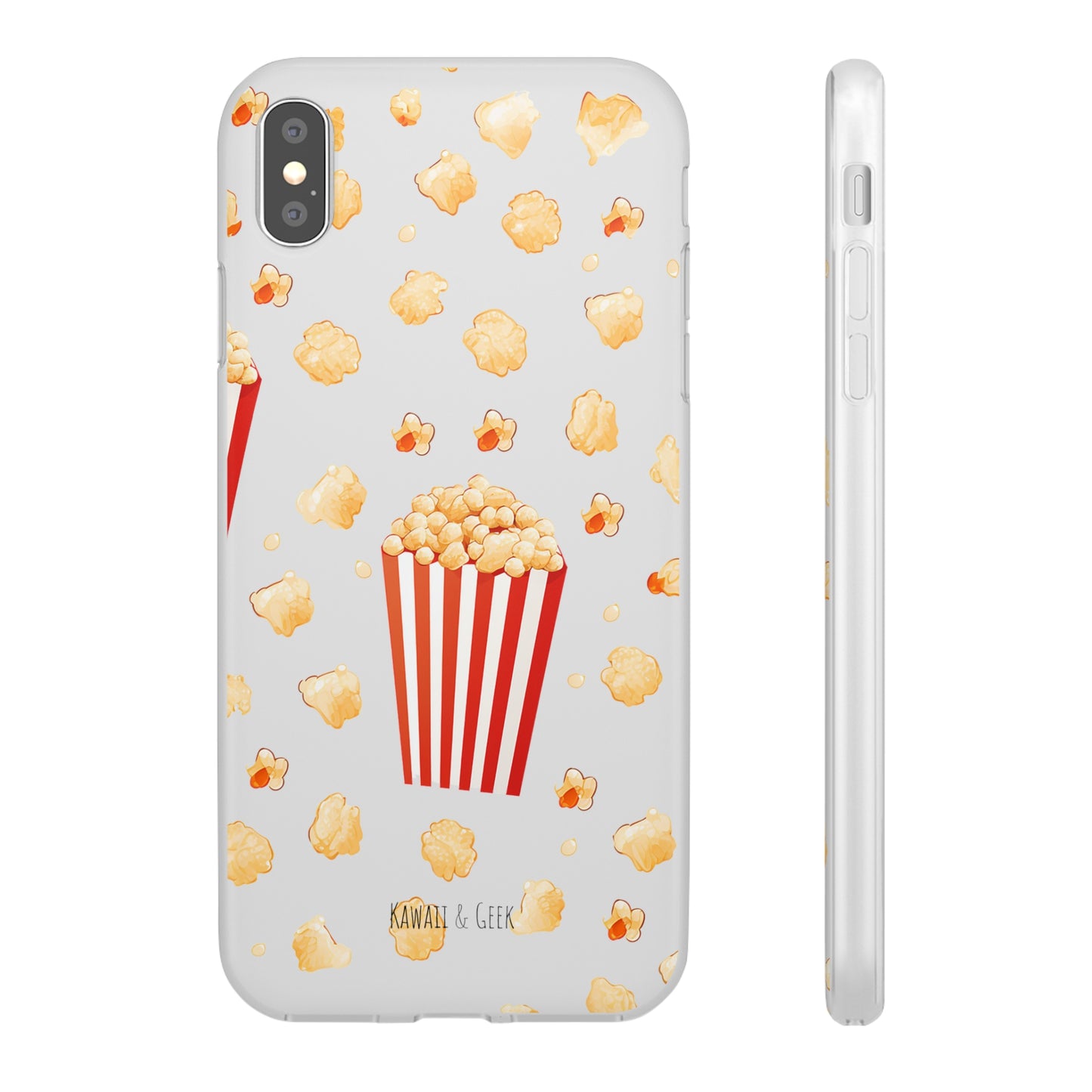 Popcorn Transparent Flexi Phone Case