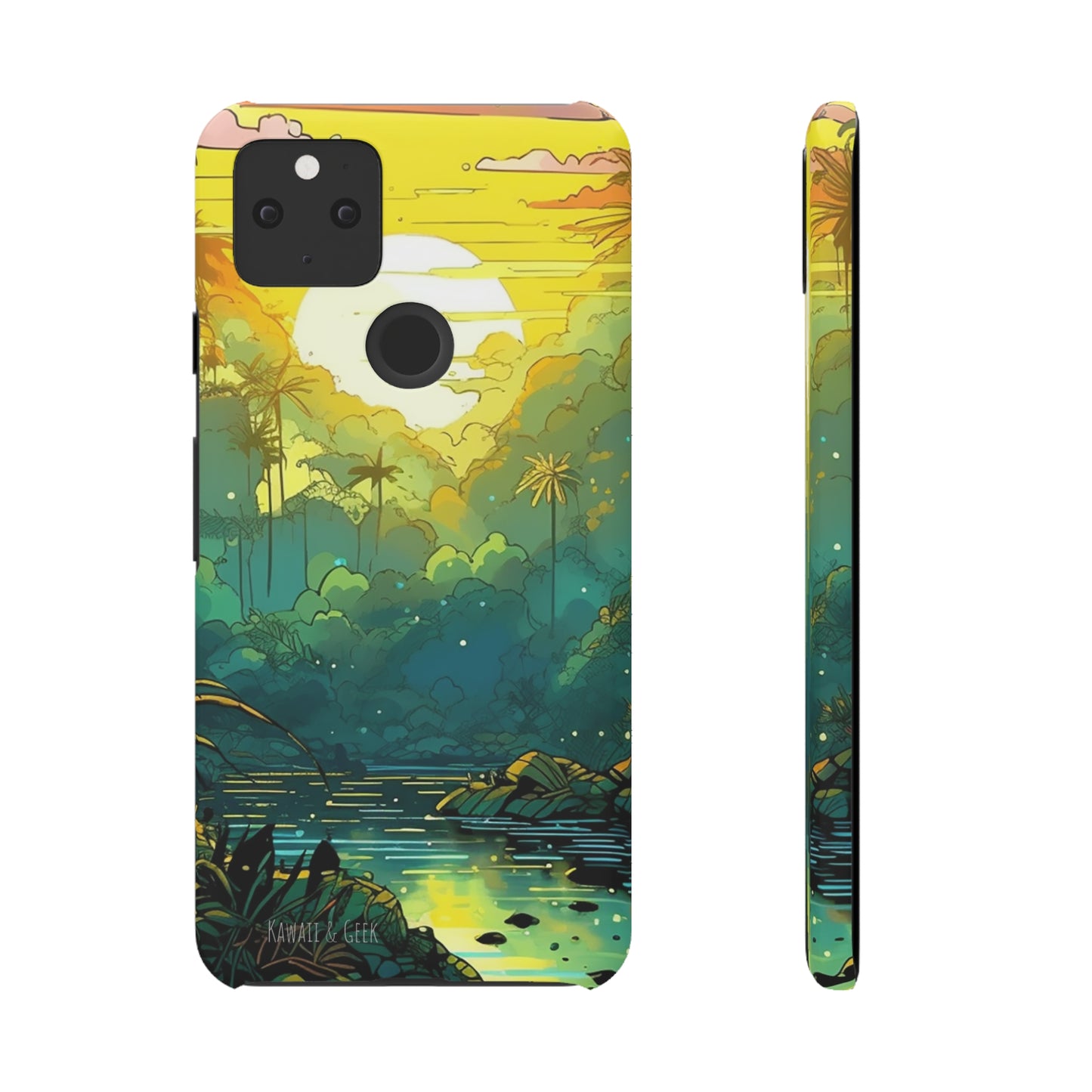 Rainforest at Sunset Phone Case - Capture the Serenity of Nature on Your Device