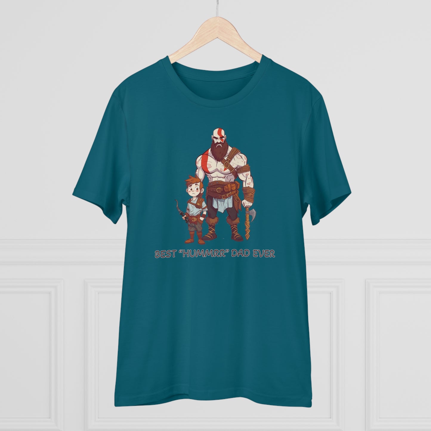 Kratos - God of War T-Shirt - BEST Hummrr Dad Ever - Celebrate Father's Day with Playful Style